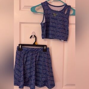 Reebok Navy and White Sports Ensemble